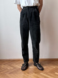 German suede leather trouser