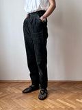 German suede leather trouser