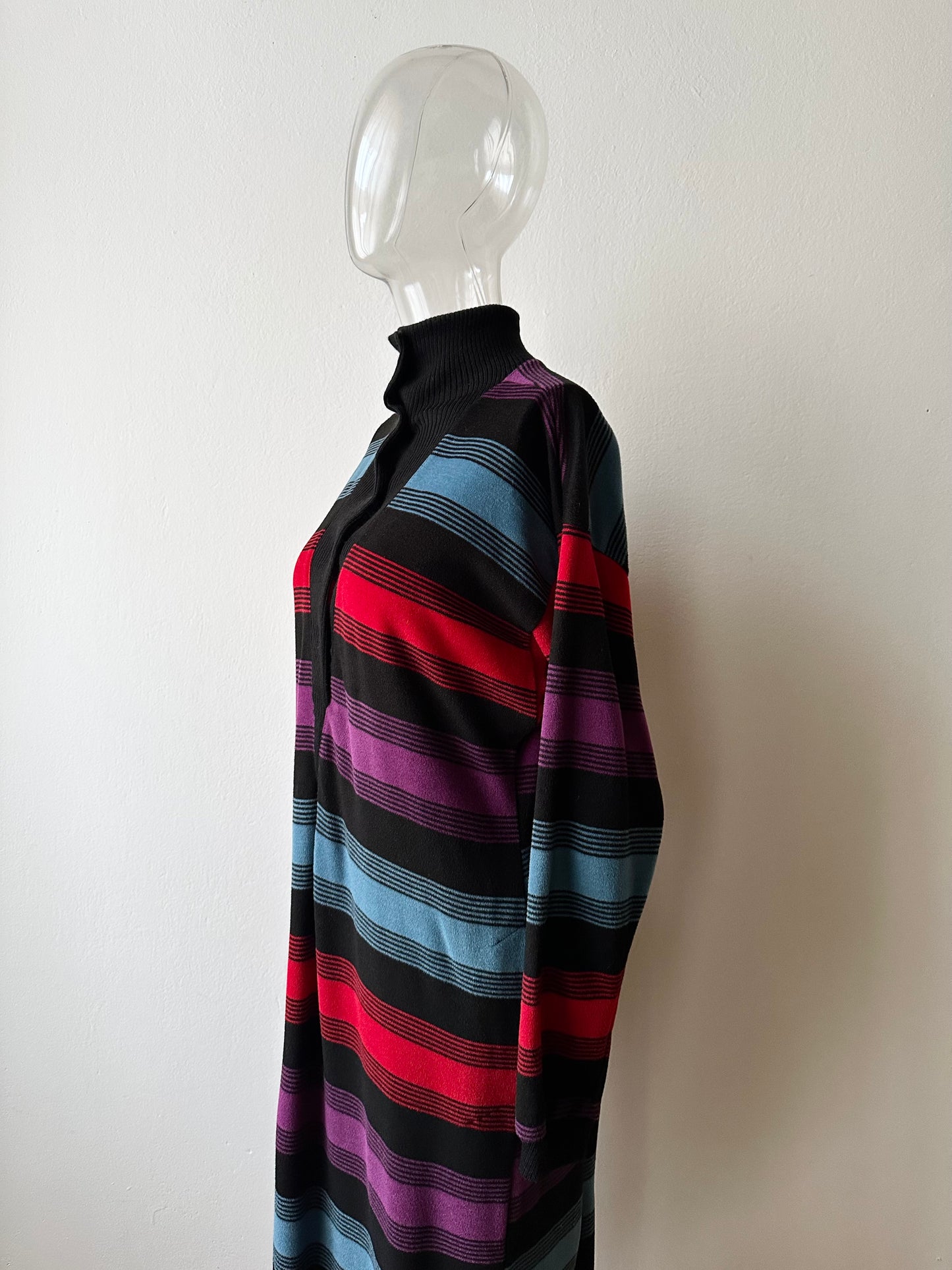 1980s Rasurel pile dress made in France