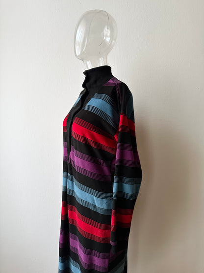 1980s Rasurel pile dress made in France