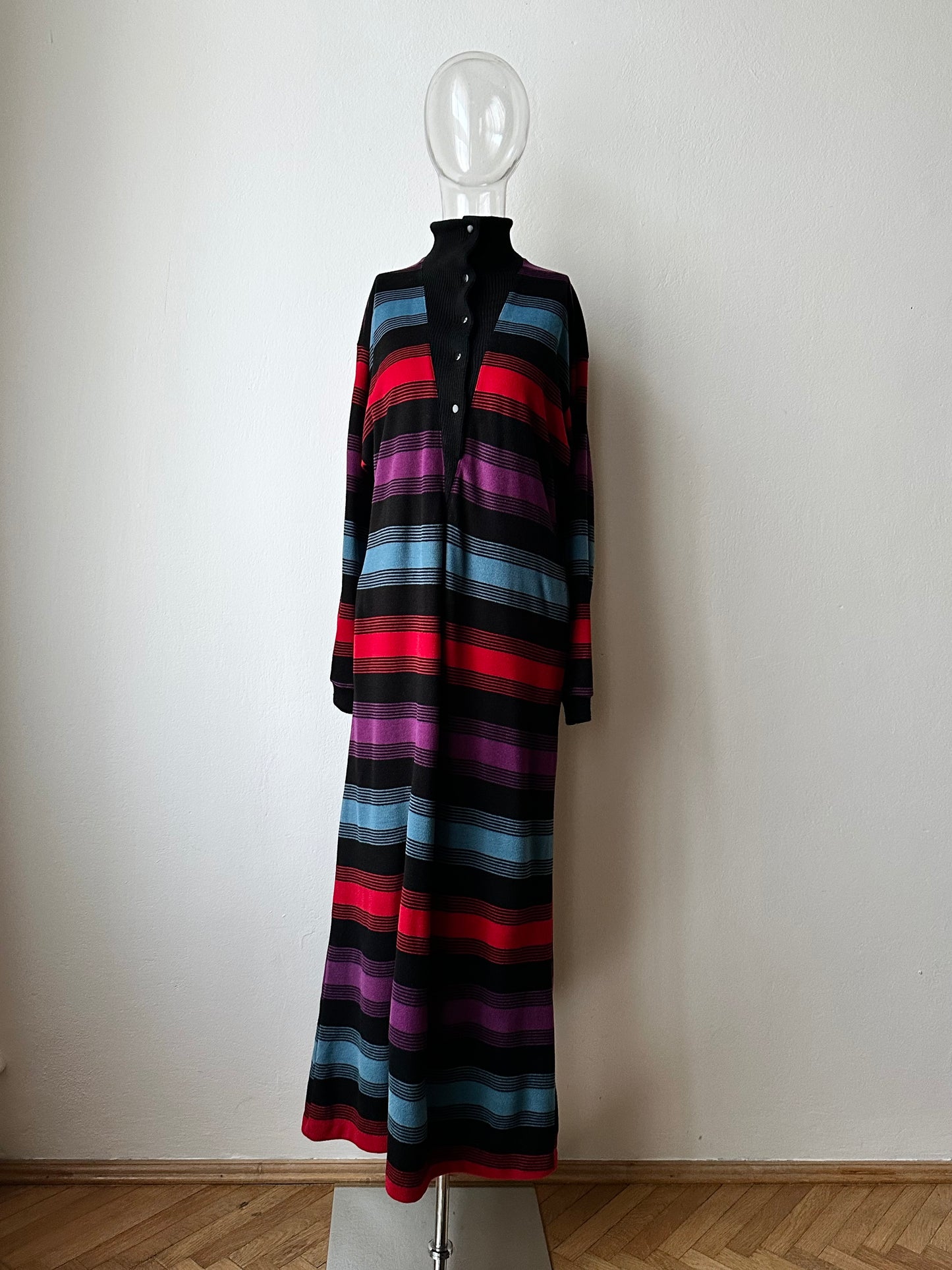 1980s Rasurel pile dress made in France
