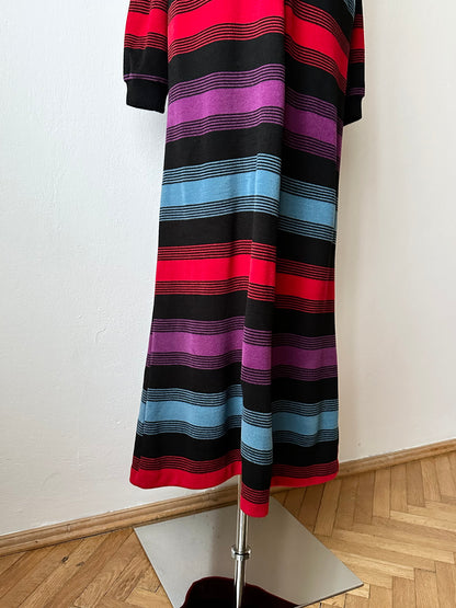 1980s Rasurel pile dress made in France