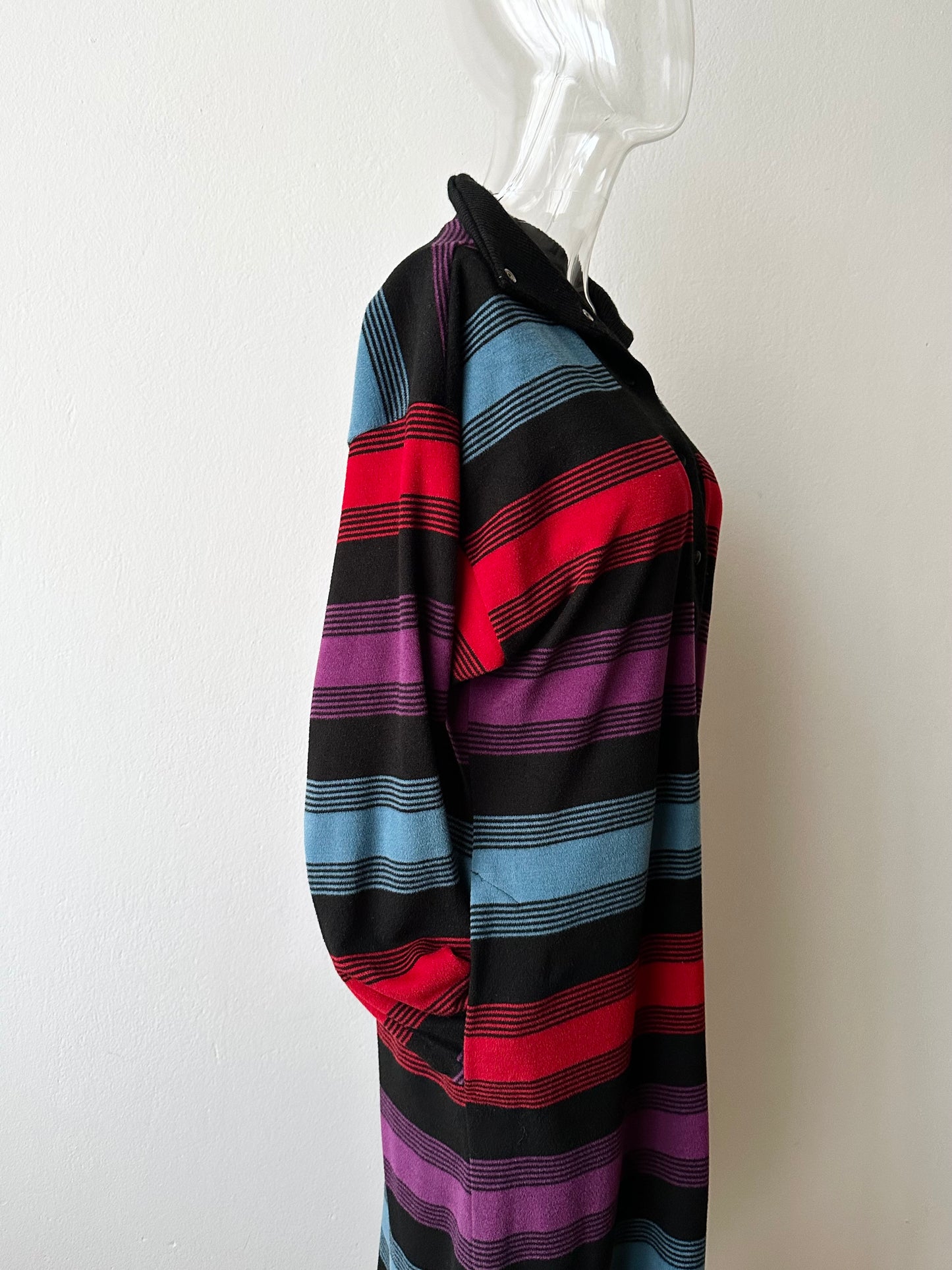 1980s Rasurel pile dress made in France