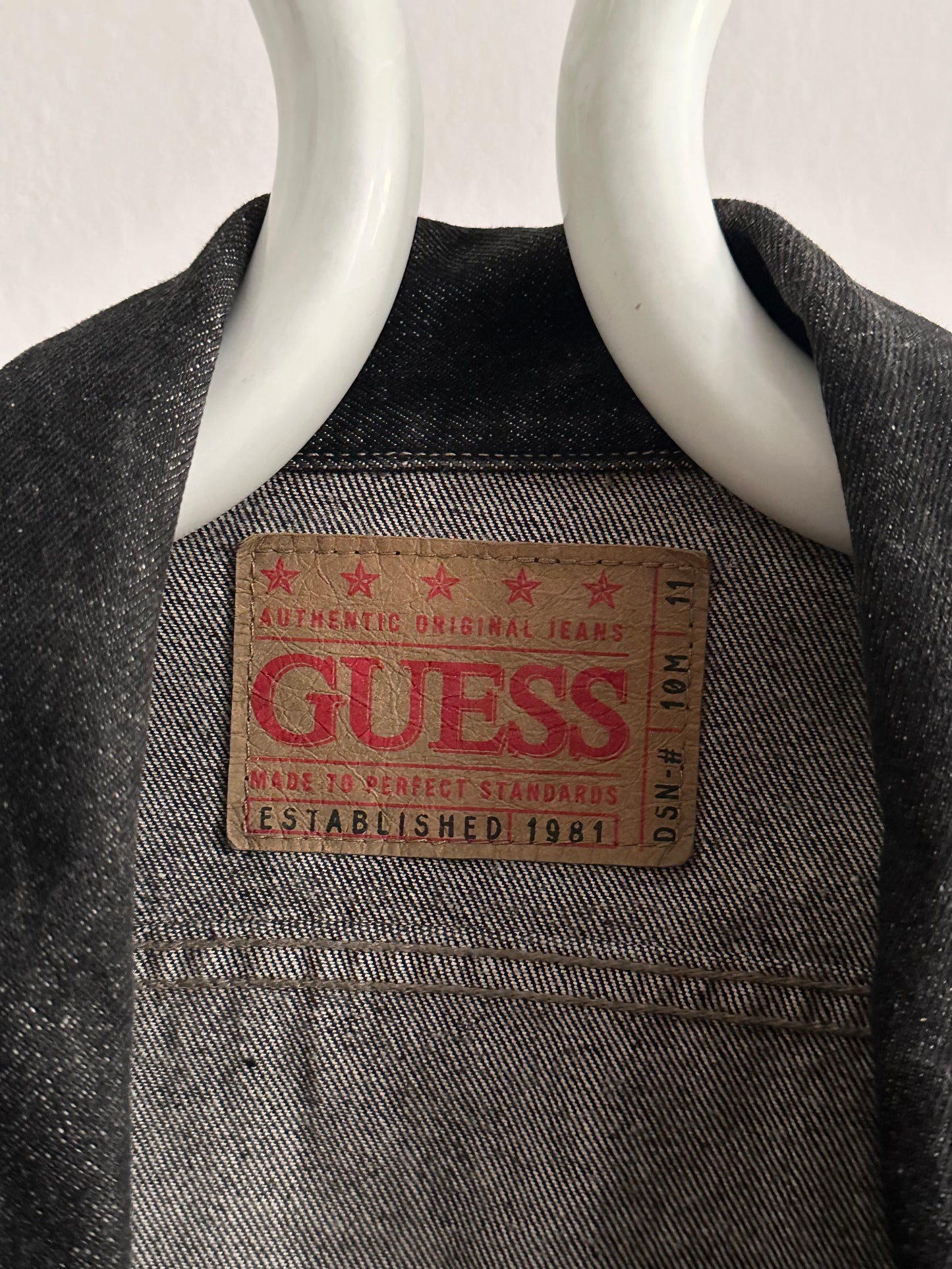 GUESS big black denim made in USA
