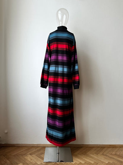 1980s Rasurel pile dress made in France