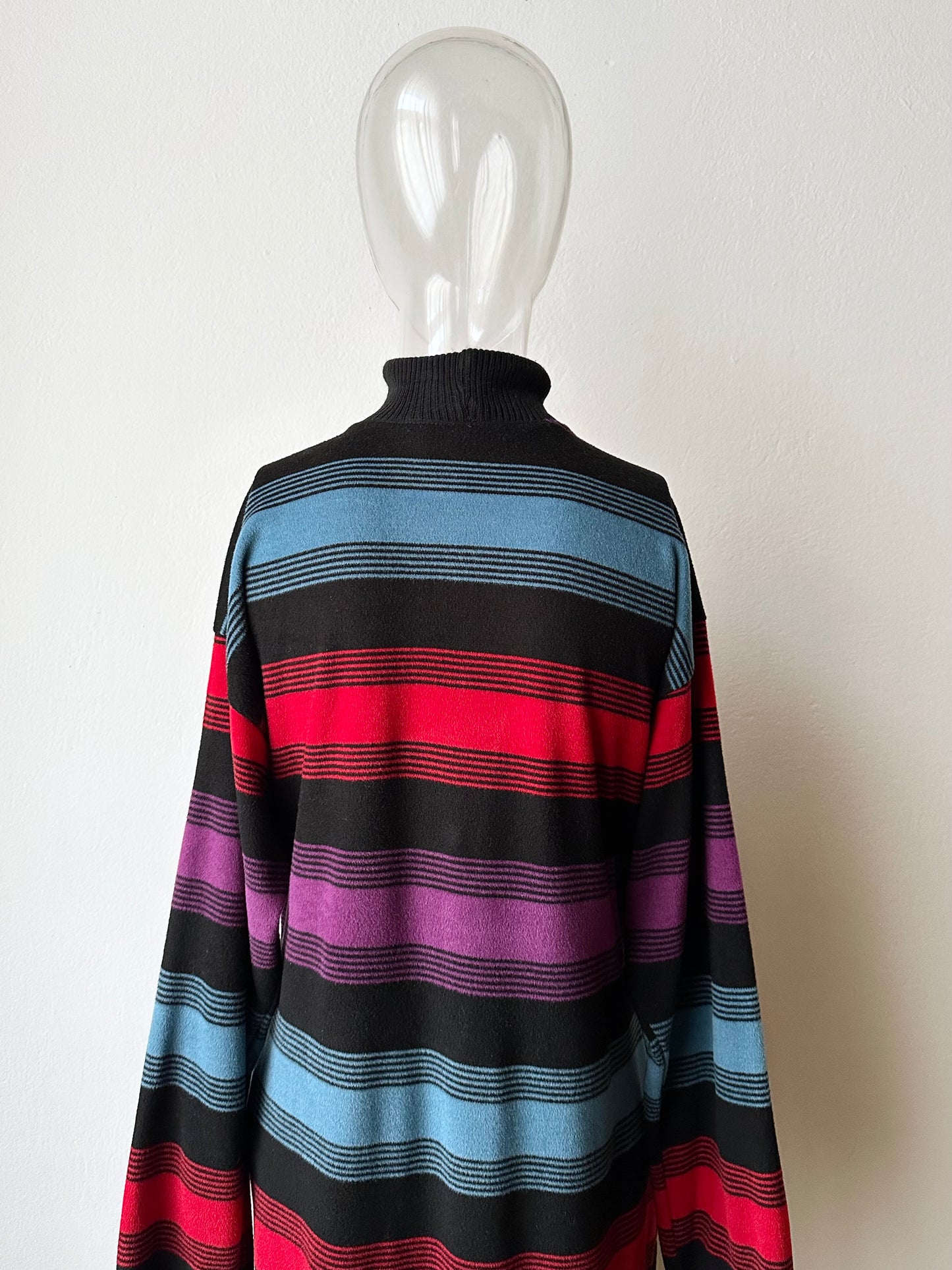 1980s Rasurel pile dress made in France