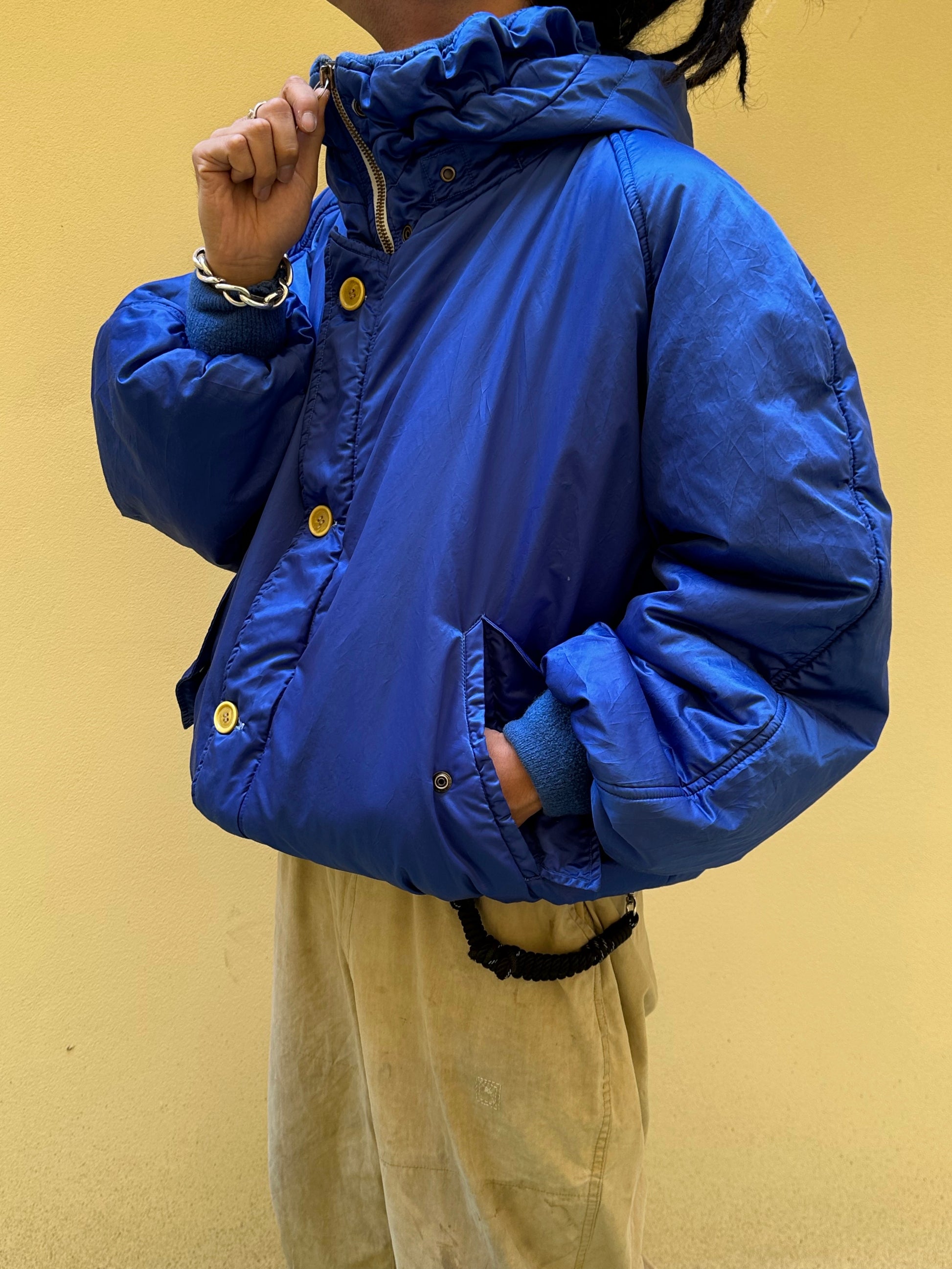 AW'85 C.P. COMPANY Bomber Jacket Massimo osti マッシモオスティ 80年代 85年 1985 1985's Made in Italy Toto Praha Vintage clothing shop Antique shop 古着屋 プラハ Showroom appointment Prague ユーロ古着 ヨーロッパ古着 古着卸 ヴィンテージ