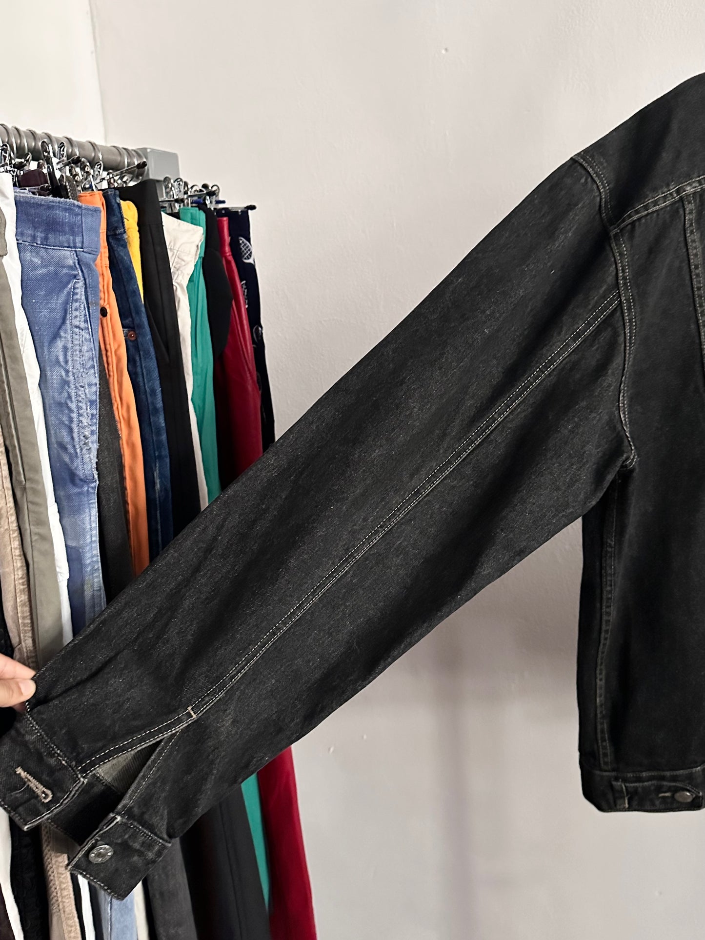 GUESS big black denim made in USA