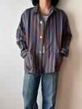 vintage pajama shirt 1960's 60's 60s 60年代 パジャマシャツ ヴィンテージ ユーロ古着 ヨーロッパ古着 開襟シャツ open collar shirt