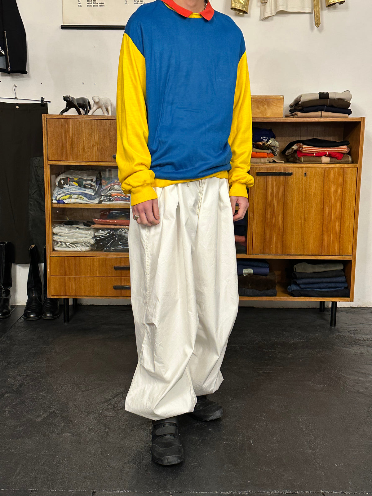 1980s Double-Faced Sweatshirt - L