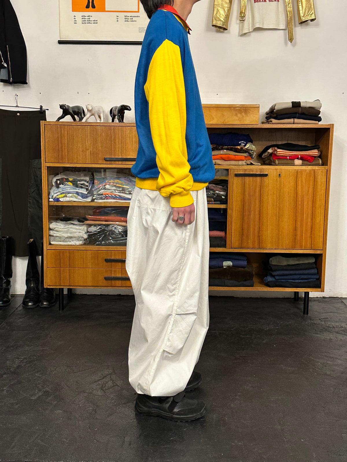 1980s Double-Faced Sweatshirt - L