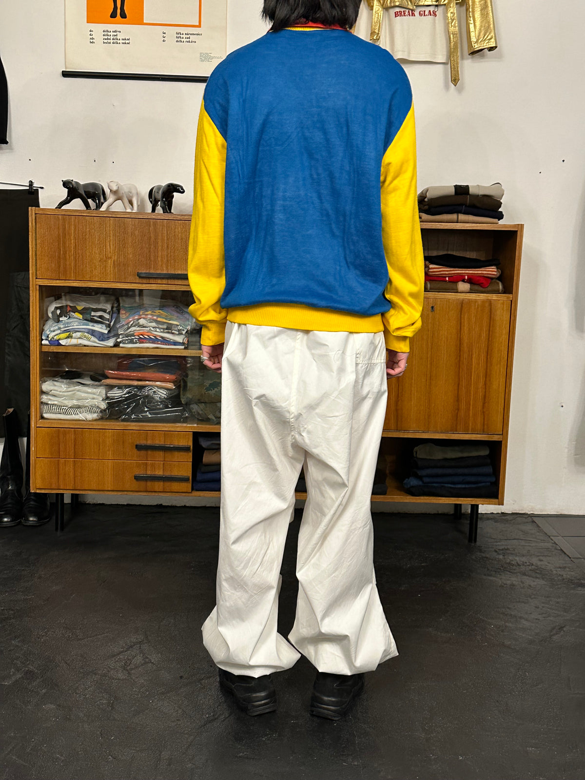 1980s Double-Faced Sweatshirt - L