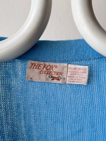 70s The Fox JC Penny acryl cardigan