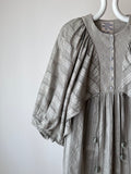 gray cotton dress