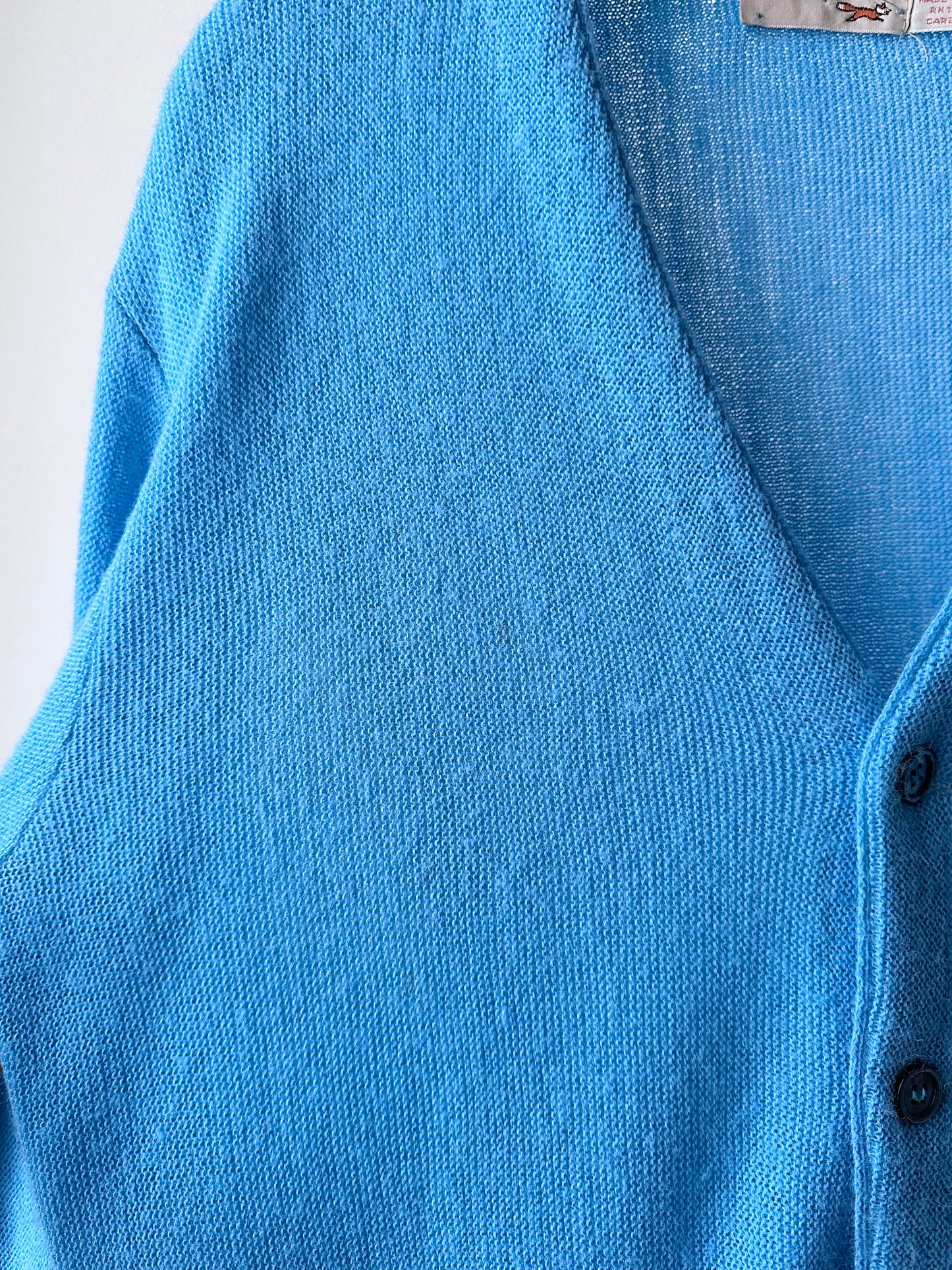 70s The Fox JC Penny acryl cardigan