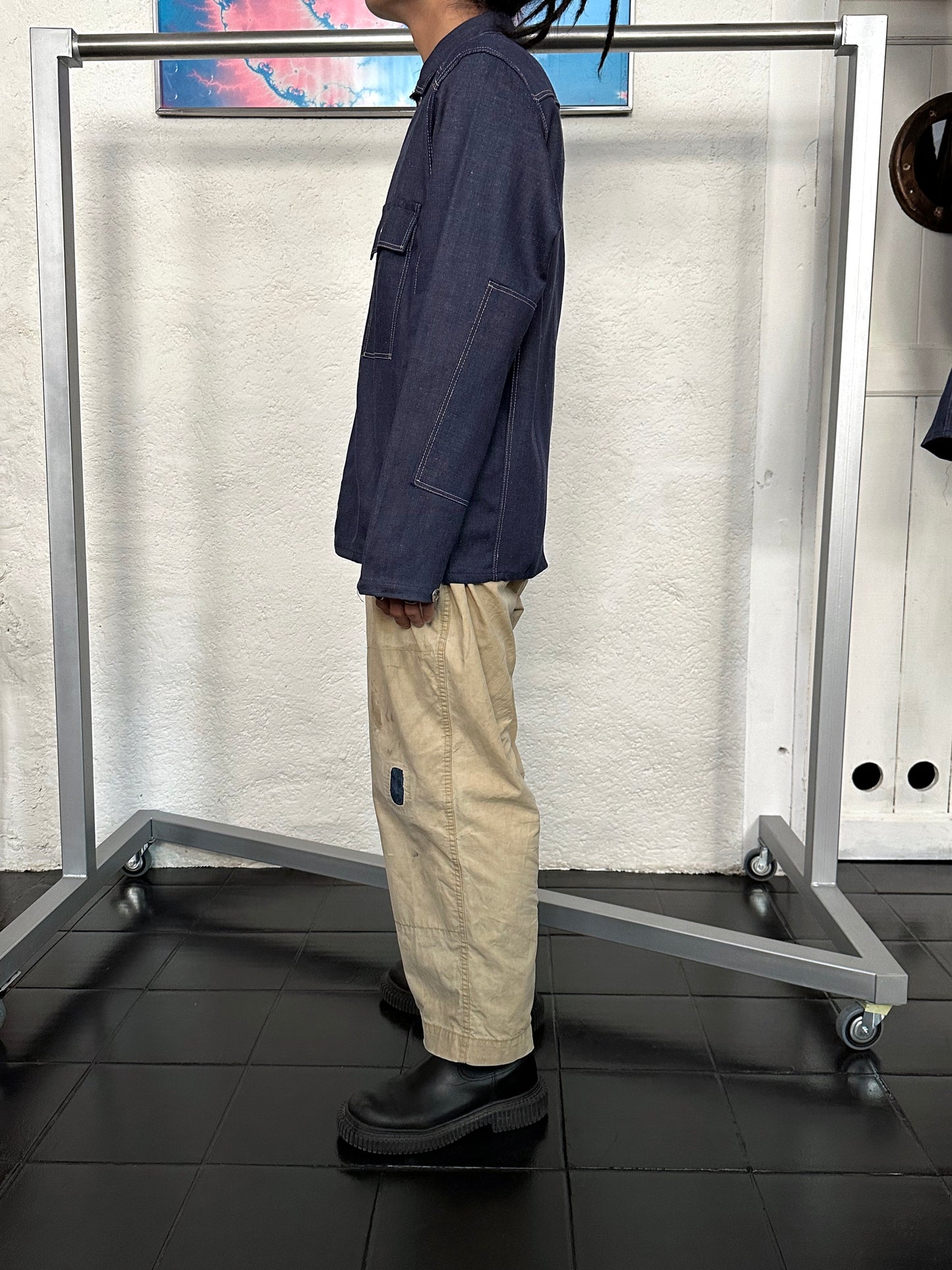 Vintage East German Denim Workwear Set-Up