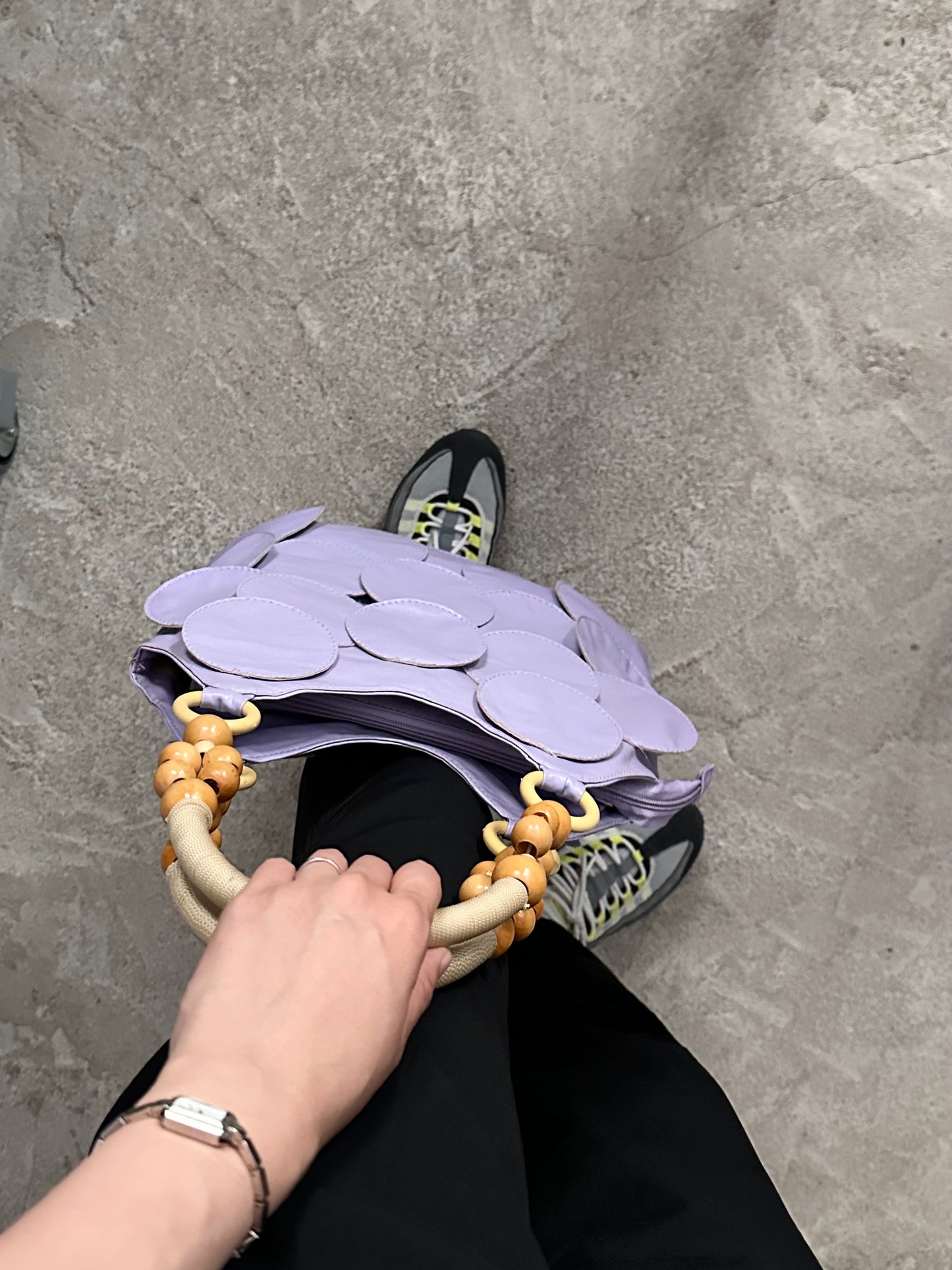 grapes hand bag