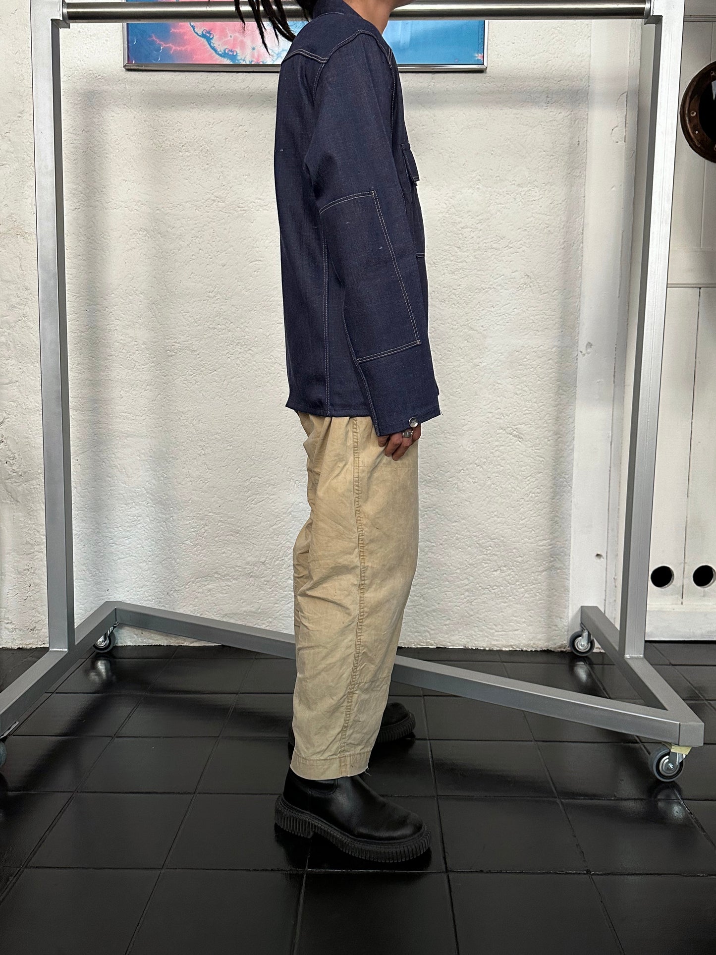 Vintage East German Denim Workwear Set-Up