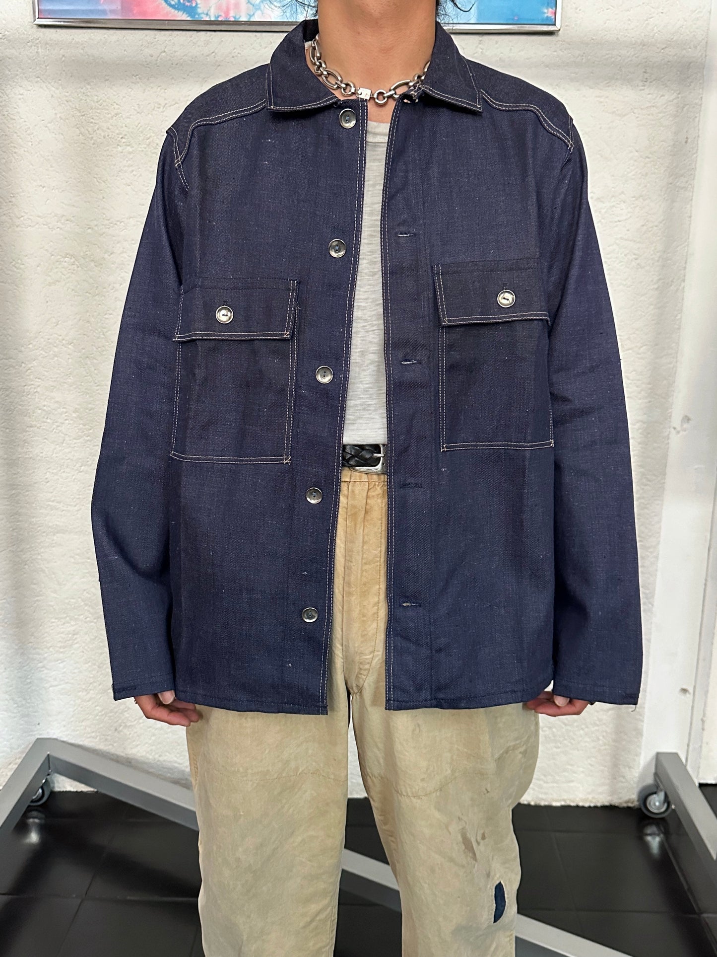 Vintage East German Denim Workwear Set-Up