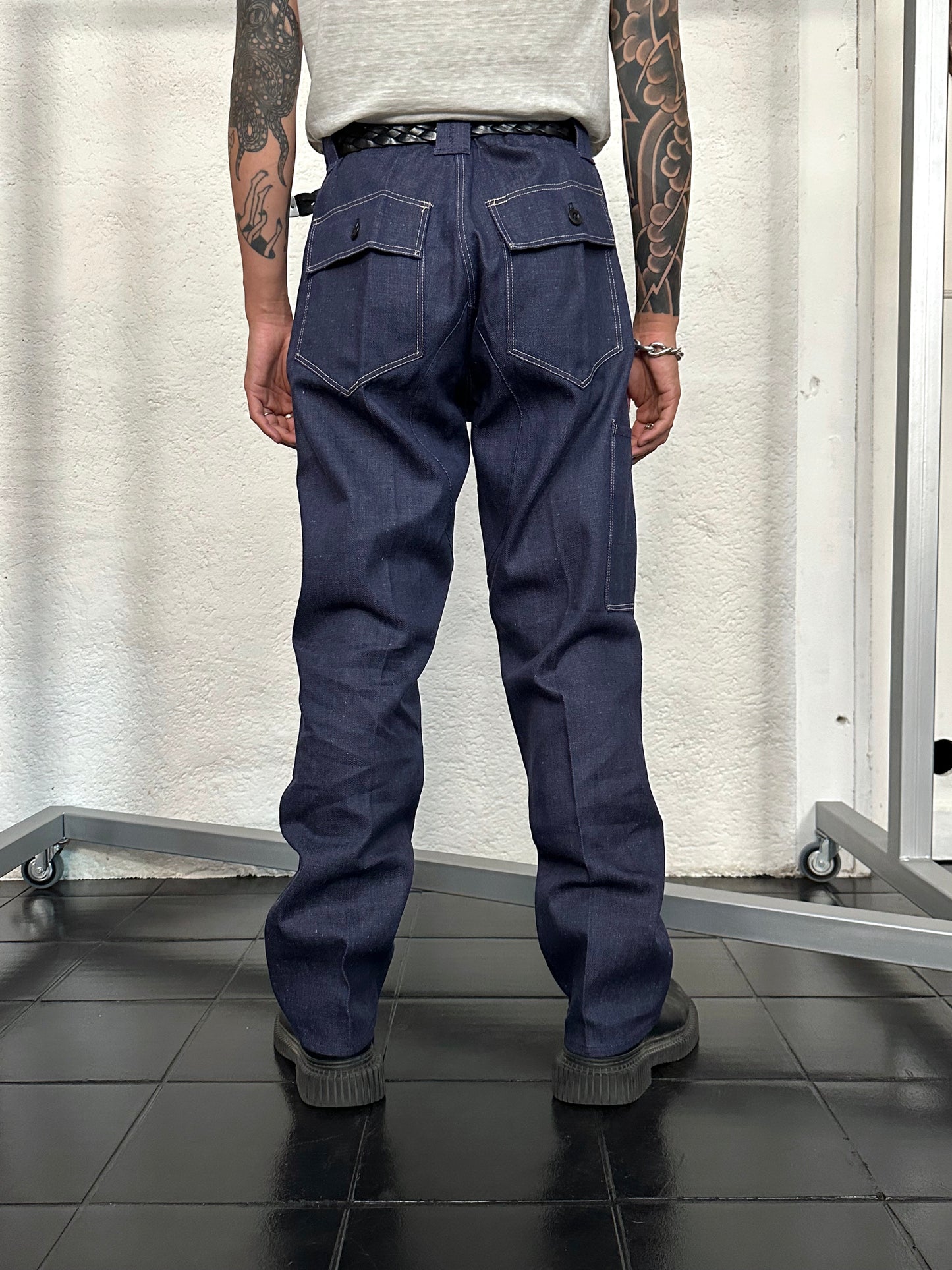 Vintage East German Denim Workwear Set-Up