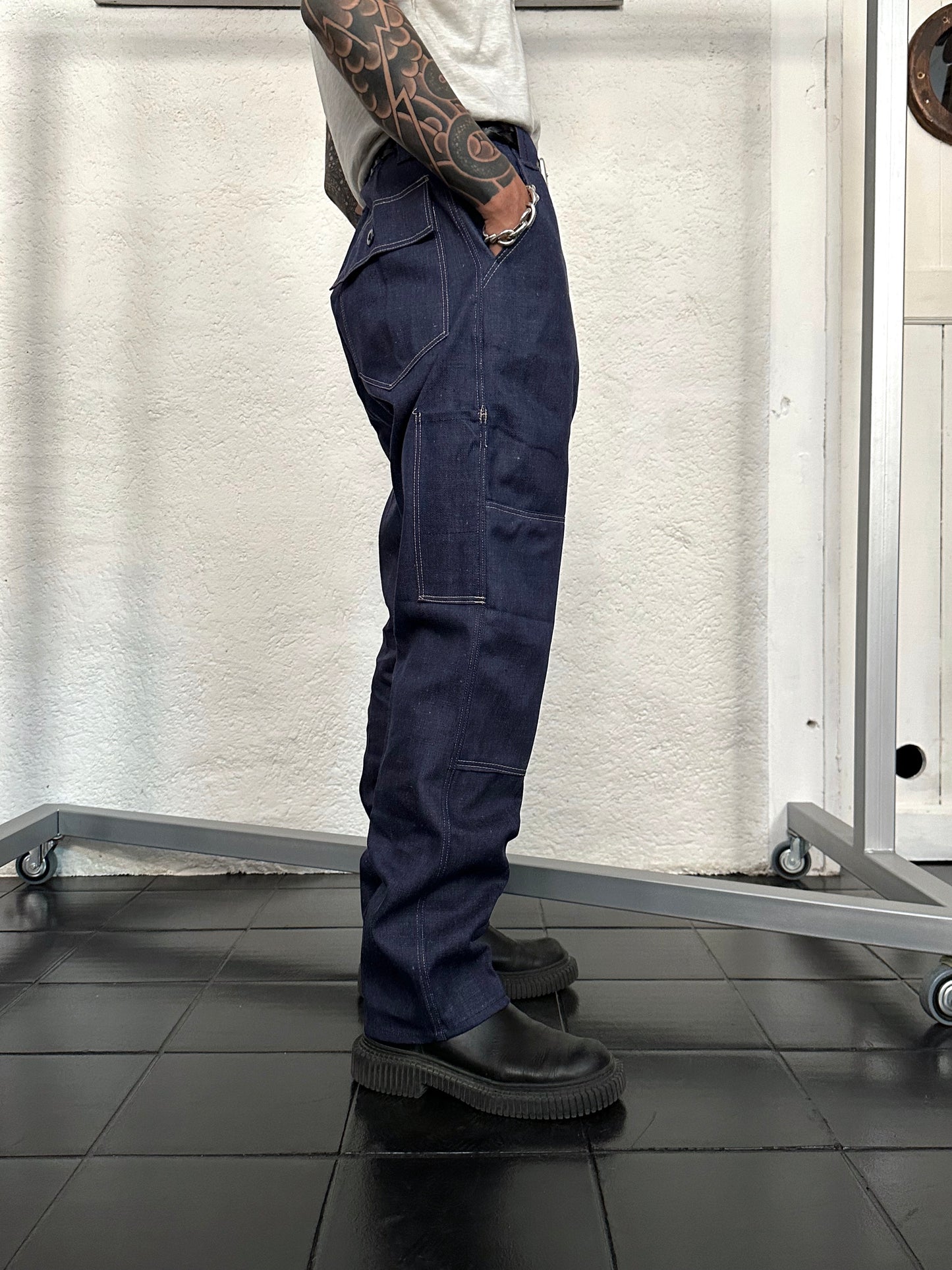 Vintage East German Denim Workwear Set-Up