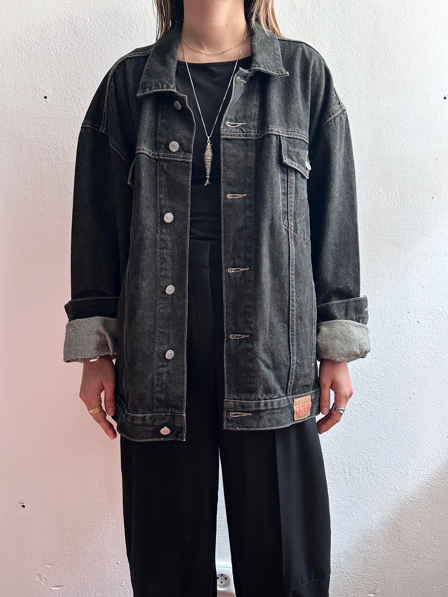 GUESS big black denim made in USA