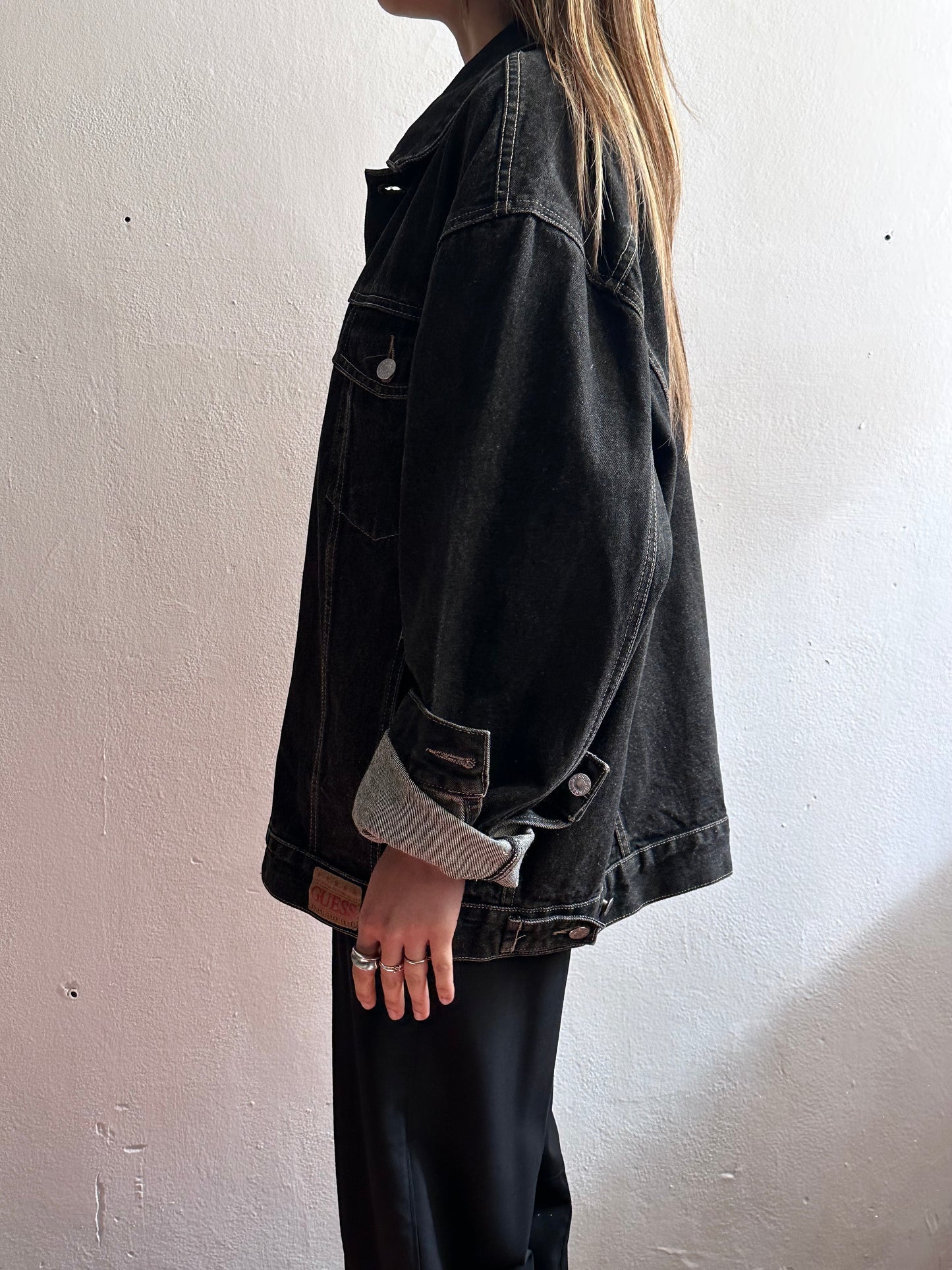 GUESS big black denim made in USA