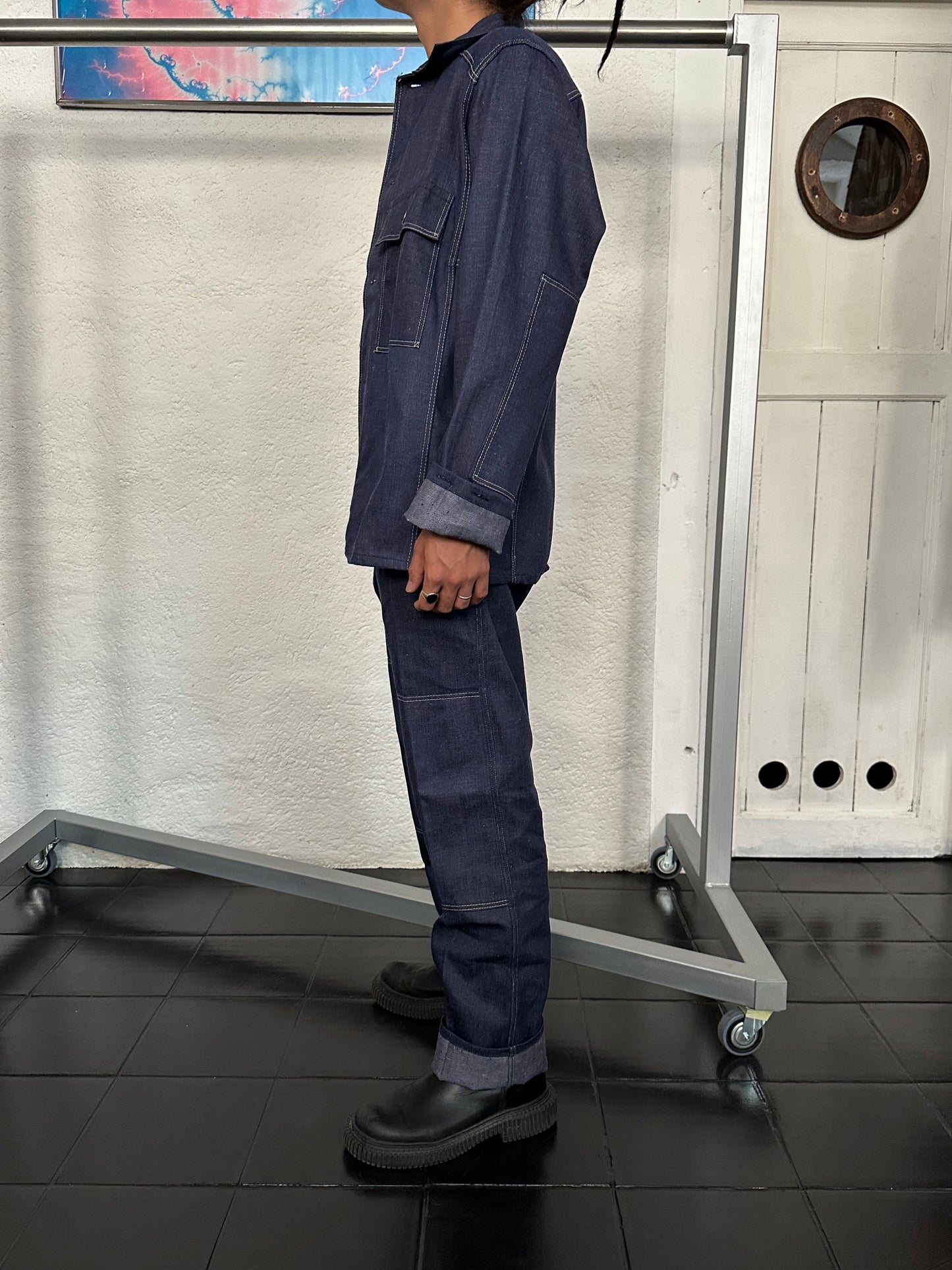 Vintage East German Denim Workwear Set-Up