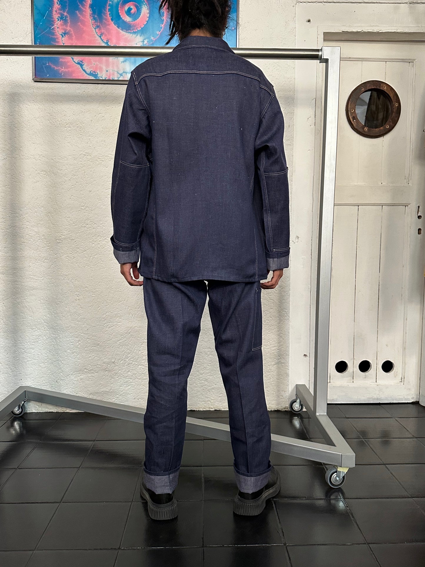 Vintage East German Denim Workwear Set-Up