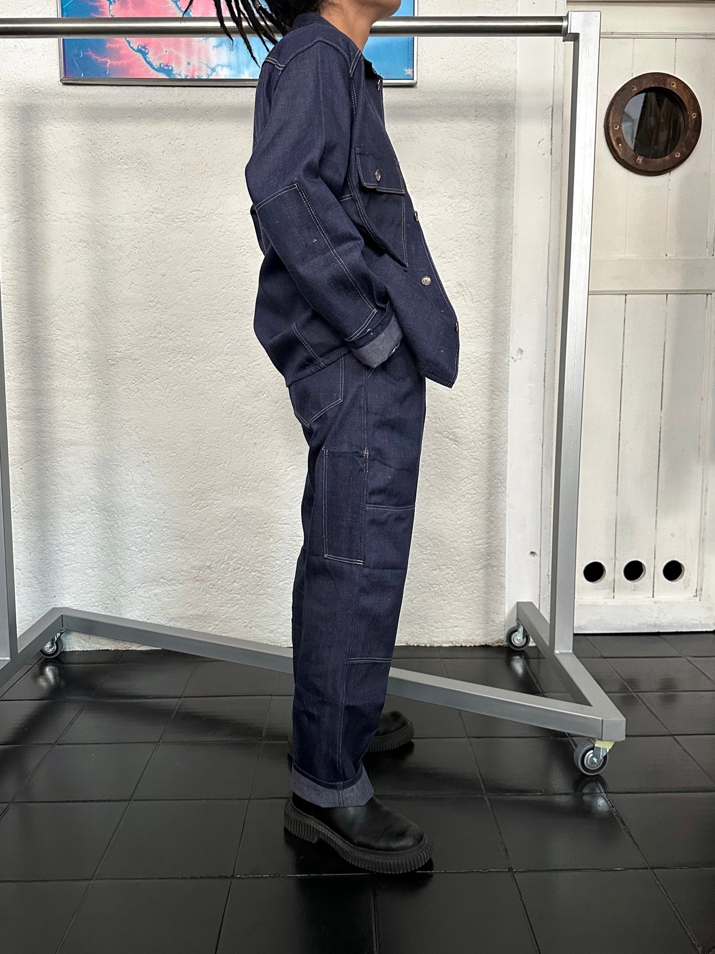 Vintage East German Denim Workwear Set-Up