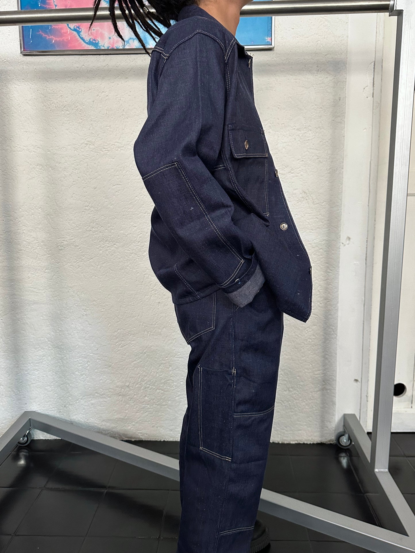 Vintage East German Denim Workwear Set-Up