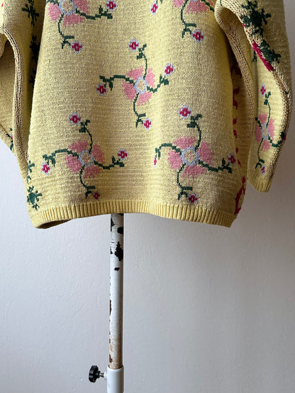 OXBOW chandail jacquard sweater made in France