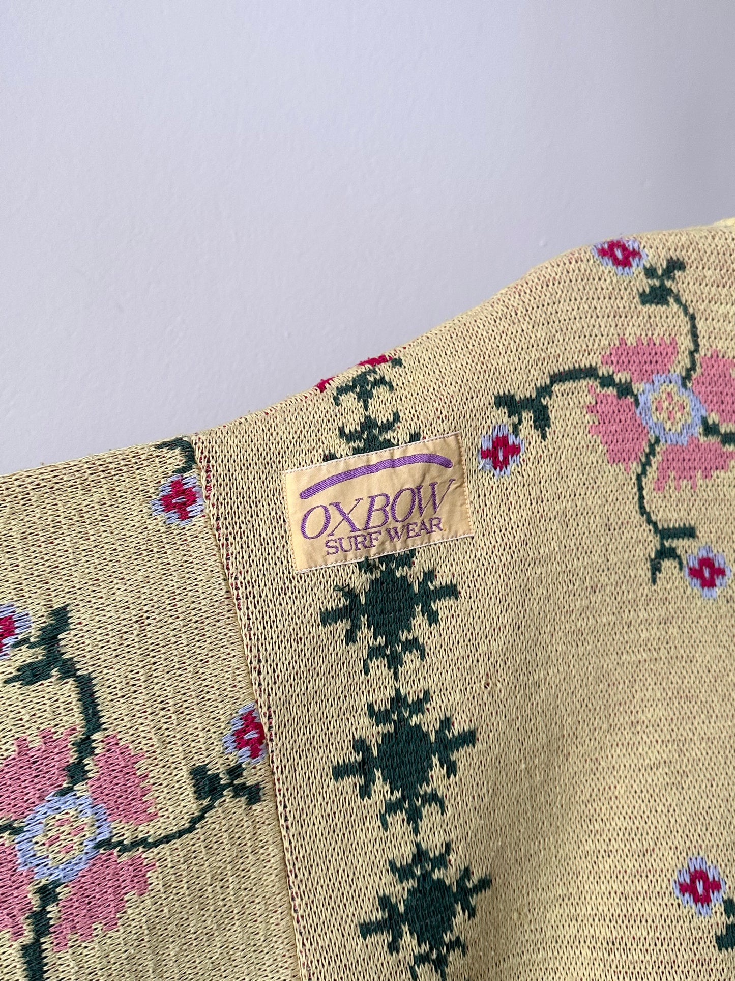 OXBOW chandail jacquard sweater made in France