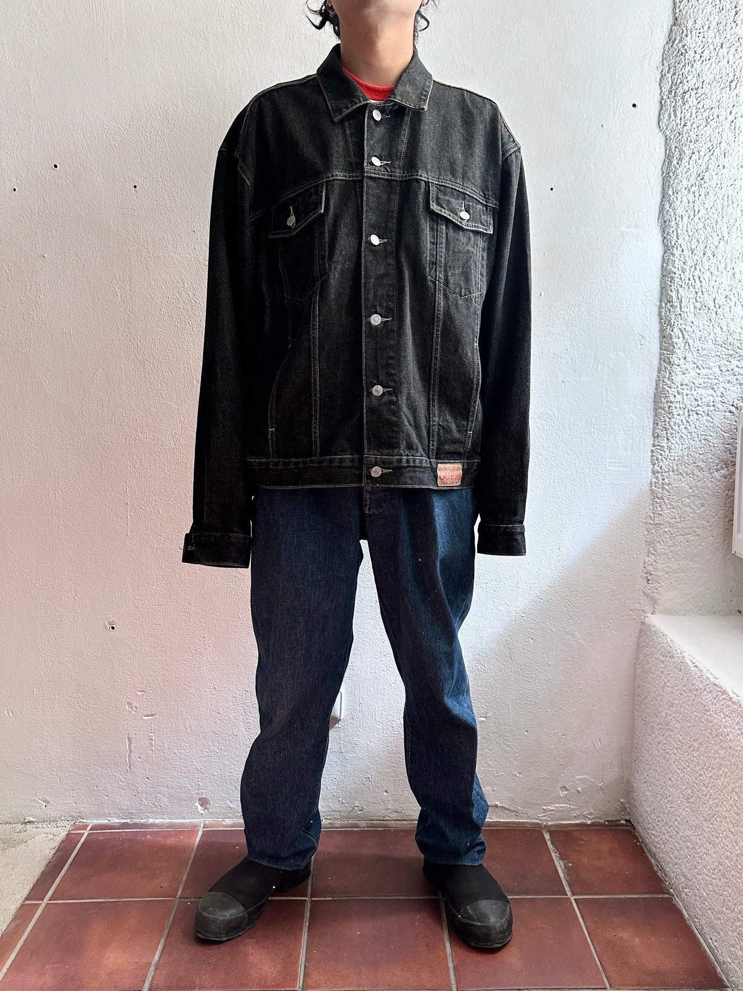 GUESS big black denim made in USA