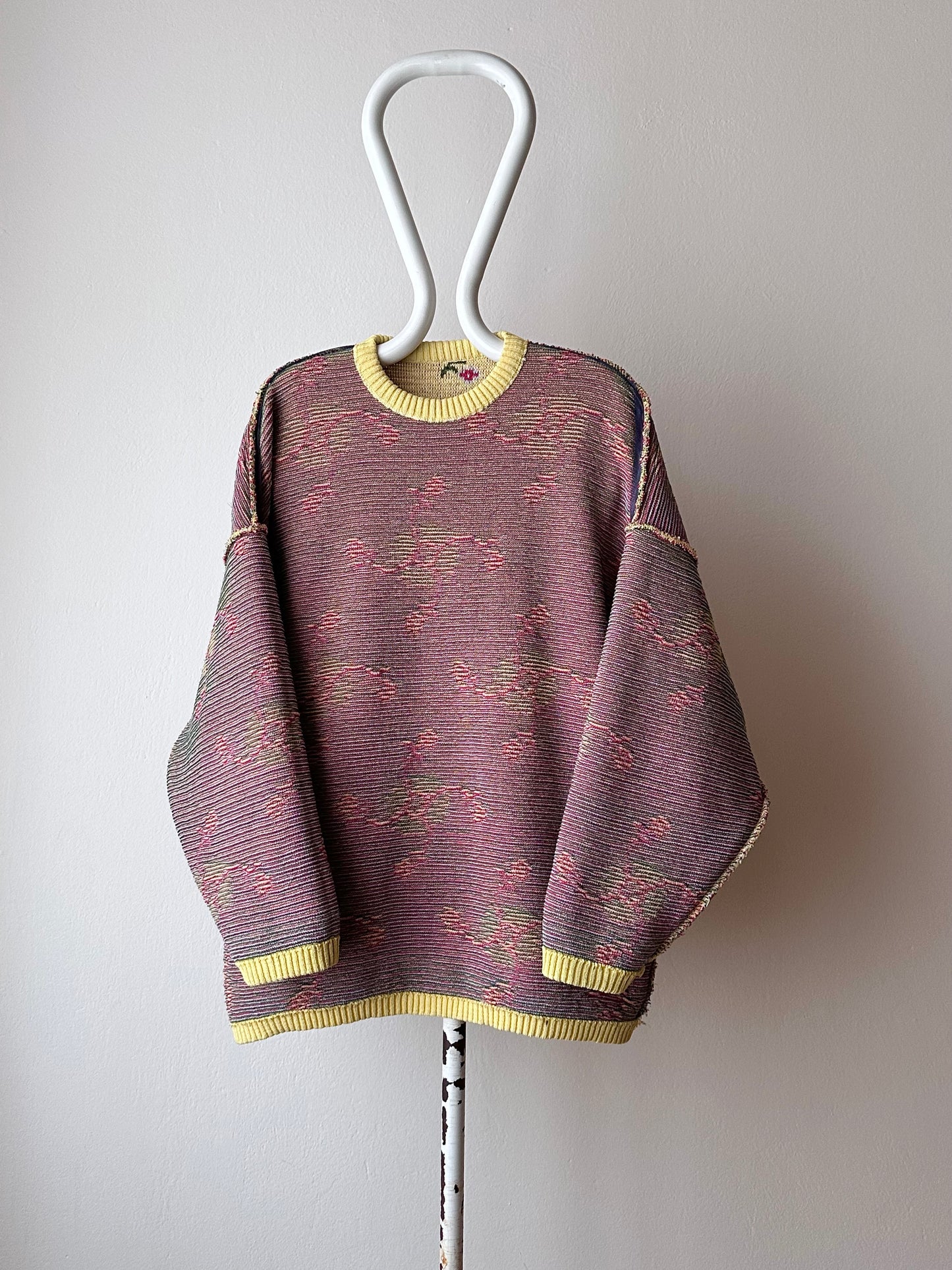 OXBOW chandail jacquard sweater made in France