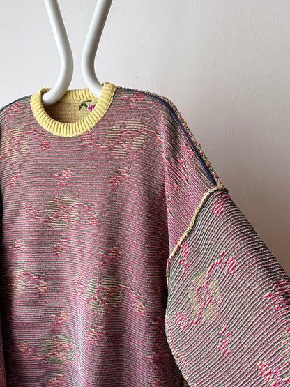 OXBOW chandail jacquard sweater made in France