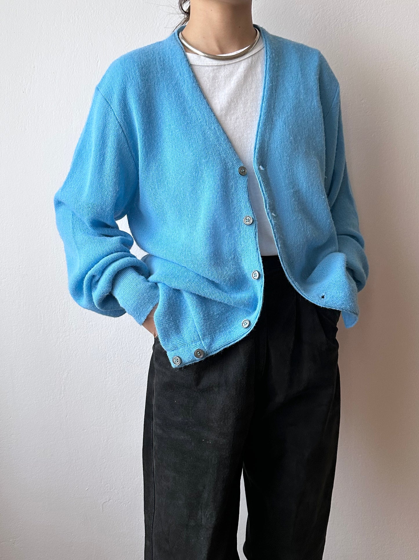 70s The Fox JC Penny acryl cardigan