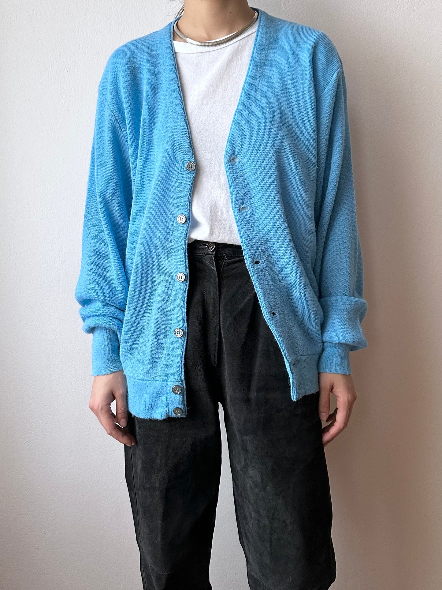 70s The Fox JC Penny acryl cardigan