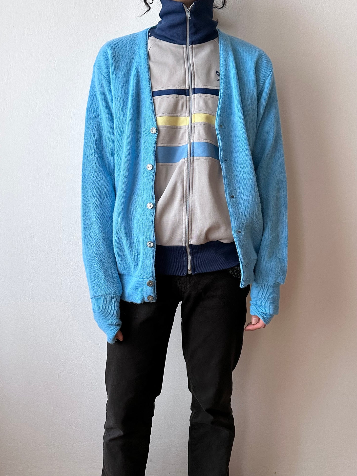 70s The Fox JC Penny acryl cardigan