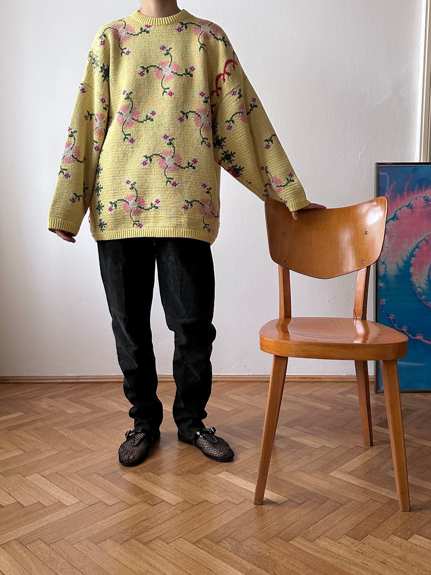 OXBOW chandail jacquard sweater made in France