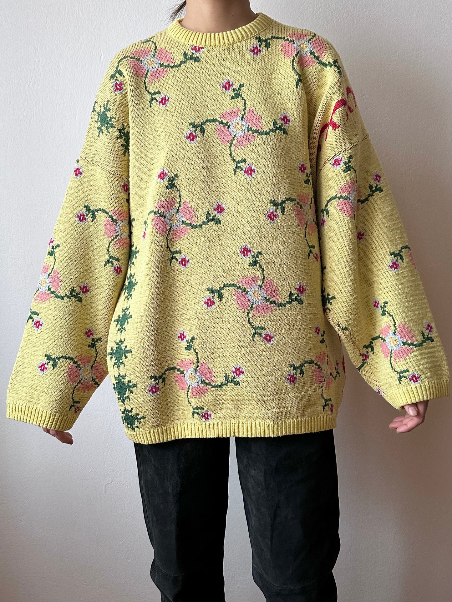 OXBOW chandail jacquard sweater made in France
