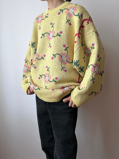 OXBOW chandail jacquard sweater made in France