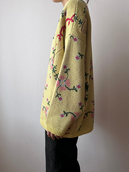 OXBOW chandail jacquard sweater made in France