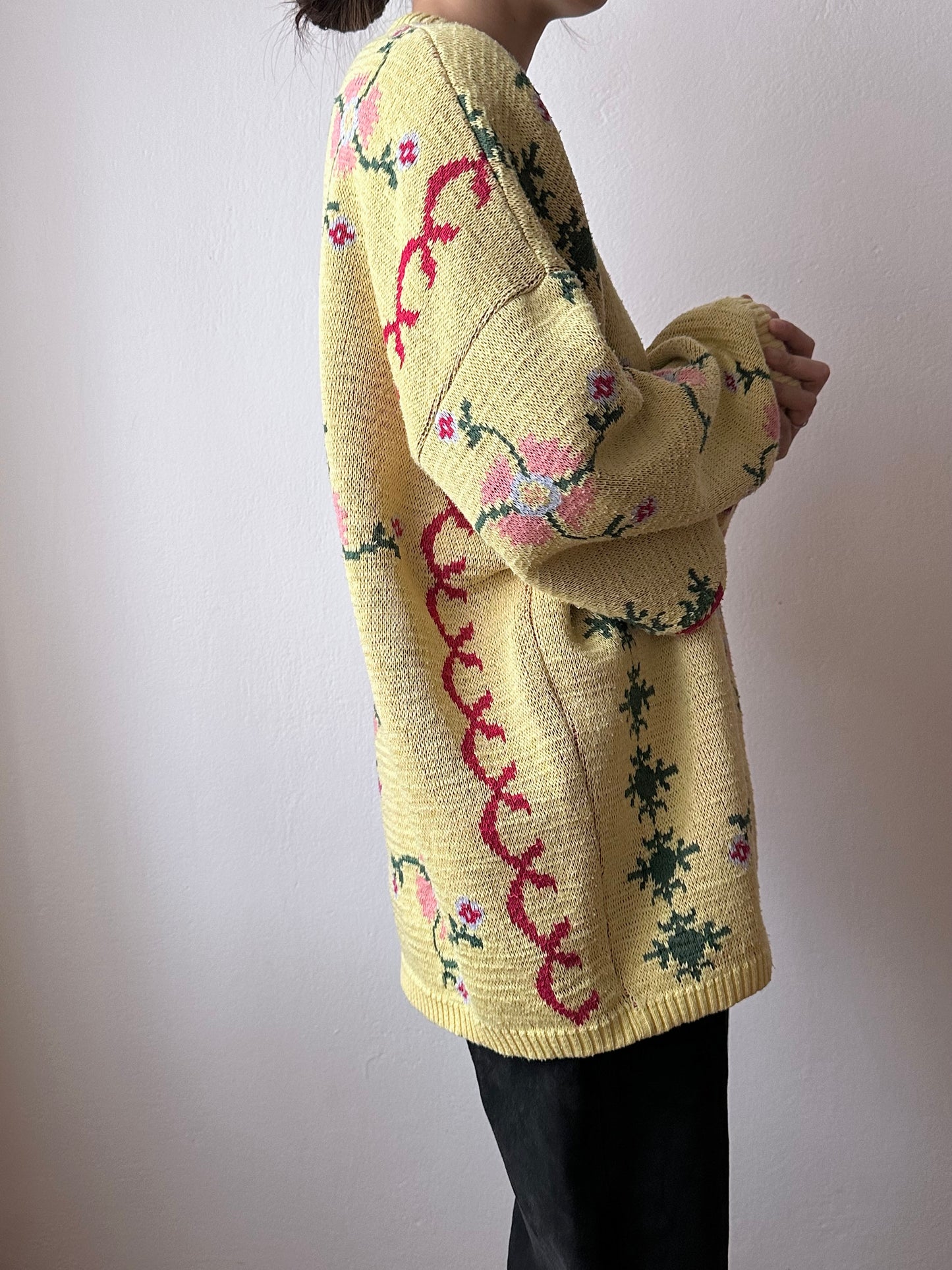 OXBOW chandail jacquard sweater made in France