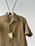 70s Dead stock open collar shirt