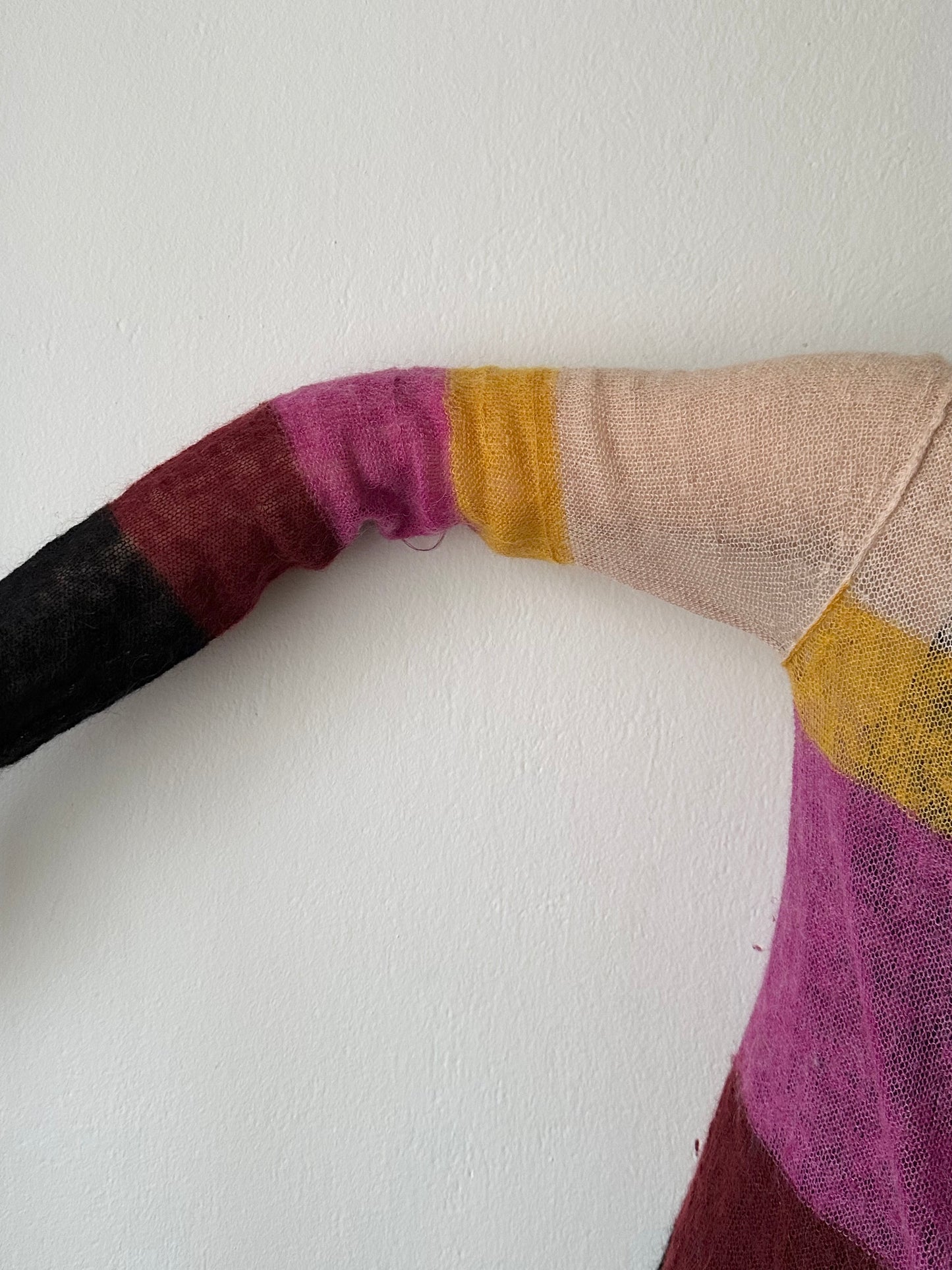 Sonia Rykiel mohair nylon sheer cardigan