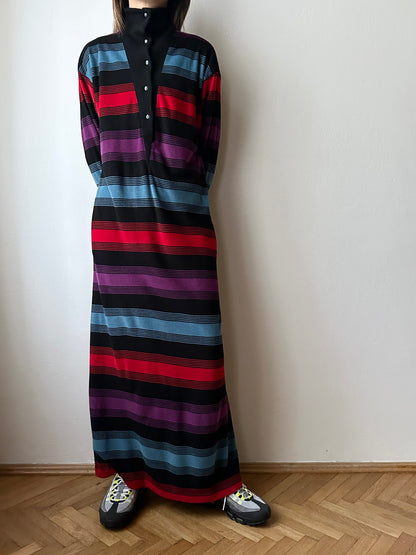 1980s Rasurel pile dress made in France