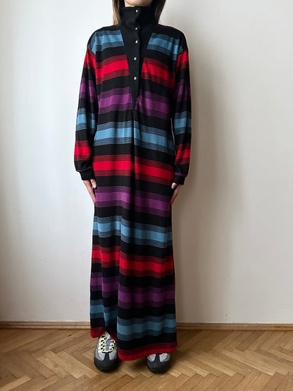 1980s Rasurel pile dress made in France