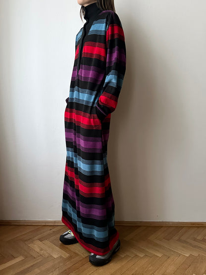 1980s Rasurel pile dress made in France