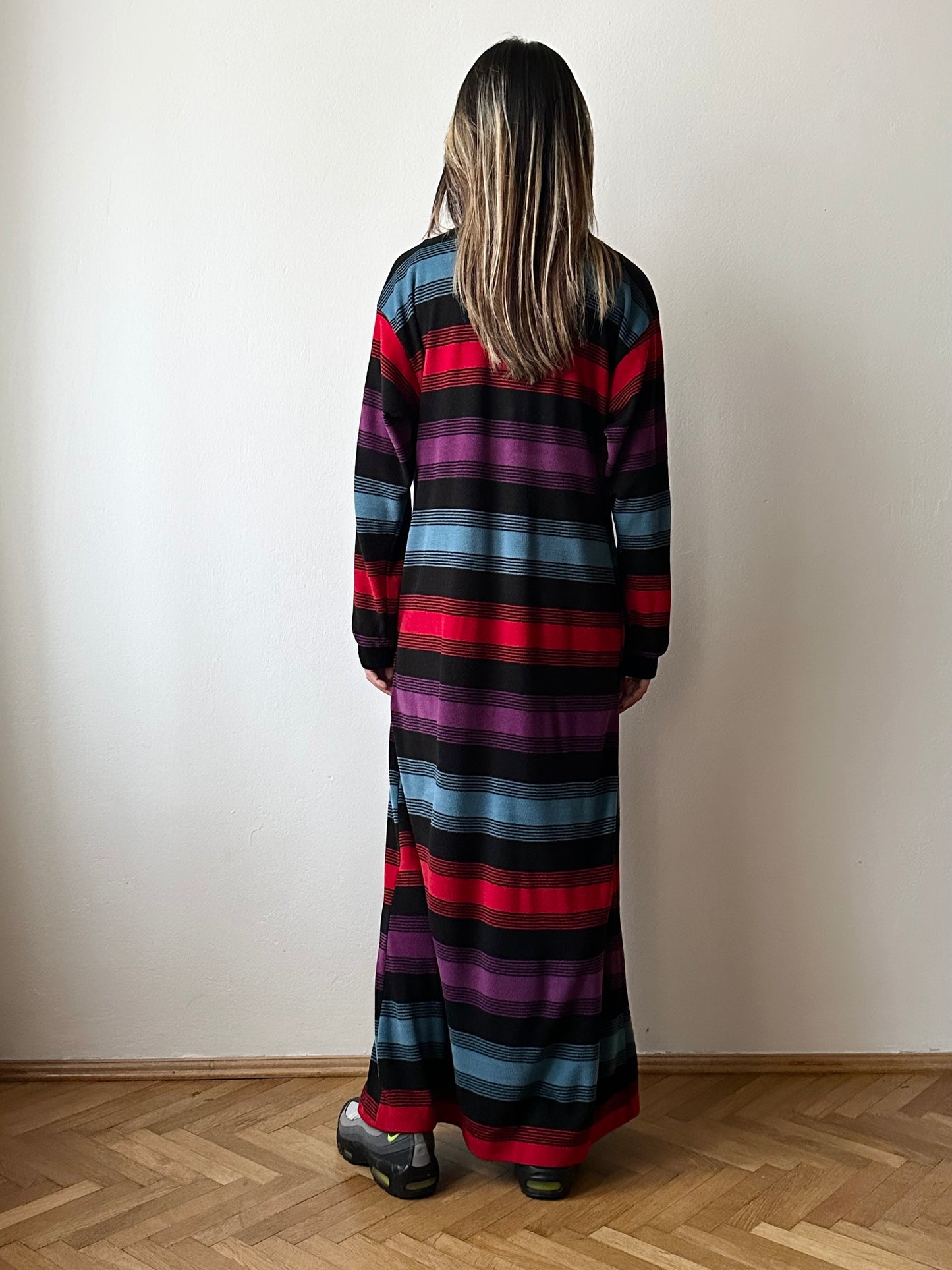 1980s Rasurel pile dress made in France